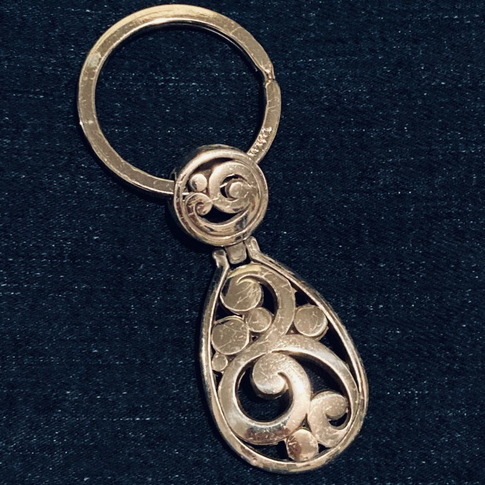 Brighton Contempo key fob silver plated - Picture 13 of 14